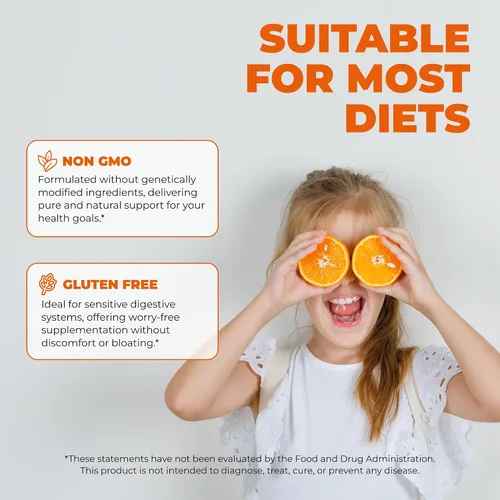 Miniatura 5 de Gomitas Omega 3 prémium para niños, aceite de pescado con sabor a naranja para niños, gomitas Omega 3 para niños, sin eructos de pescado, apoyo