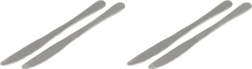 Miniatura 4 de Chef Craft Juego de cucharillas de alta resistencia, 6 pulgadas de largo, juego de 3 piezas, acero inoxidable