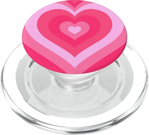 Miniatura 8 de Lindo rosa latte amor café corazón patrón elegante femenino PopSockets estándar PopGrip