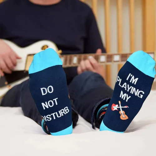 Miniatura 6 de GOLIN Novelty Birthday Christmas Gifts for Men Women - Funny Saying Crew Socks Silly Funky Dress Socks