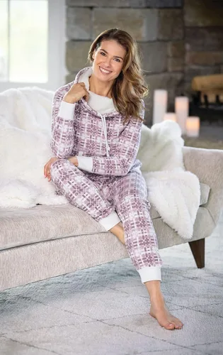 Miniatura 3 de PajamaGram Conjuntos de pijama para mujer - Pijamas de invierno para mujer, cuello vuelto