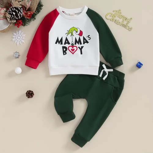 Miniatura 37 de Sasaerucure Infant Toddler Baby Boy Halloween Outfits Long Sleeve Shirts Pumpkin Sweatshirt with Pants 2Pcs Winter Clothes