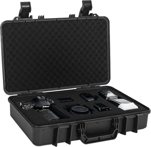 Miniatura 18 de Estuche de transporte duro, caja de almacenamiento a prueba de golpes con espuma personalizable, caja de herramientas protectora portátil de 11