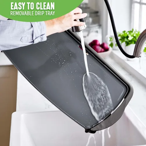 Miniatura 9 de GreenLife 20 x 50.8 cm Plancha Eléctrica Extra Grande, Cerámica Antiadherente Libre de PFAS y PFOA No Tóxica, Control de Temperatura, Calentamiento