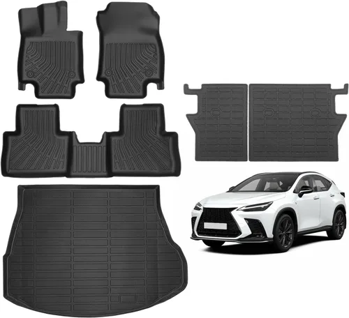 Miniatura 37 de Alfombrillas de piso Naibeve para Ford Edge 2015 2016 2017 2018 2019 2020 2021 2022 2023 2024 2025 - Ajuste personalizado para todo clima