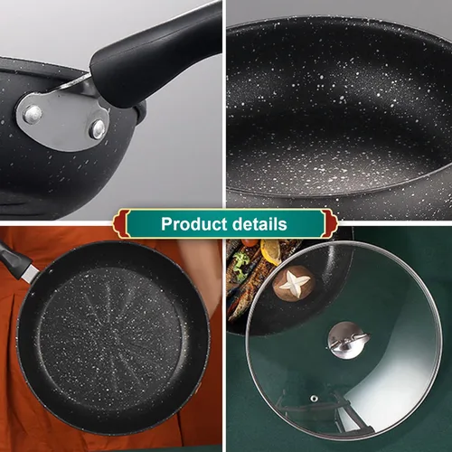 Miniatura 4 de Sartén pequeña para huevos de 4.7 pulgadas, sartén de acero inoxidable, sartén para tortilla de una sola porción, sartén pequeña antiadherente
