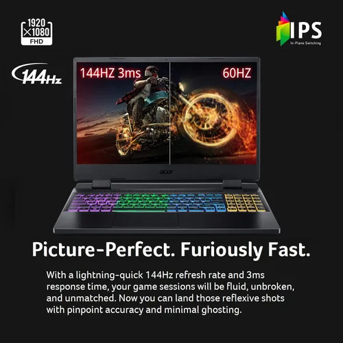 Miniatura 4 de acer Nitro 5 AN515-58-725A - Laptop para juegos Intel Core i7-12700H GPU NVIDIA GeForce RTX 3060 Pantalla IPS FHD de 15.6 pulgadas 144Hz 3ms