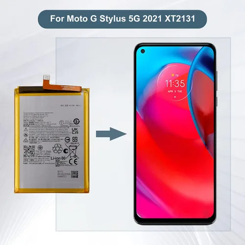 Miniatura 6 de Batería de repuesto MD50 compatible con Moto G Stylus 5G 2021 XT2131 con kit de herramientas de reparación