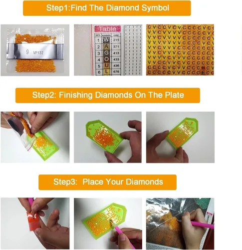 Miniatura 6 de Kits de pintura de arte de diamante de pájaros RYMILIE para adultos, pinturas de lunares de diamante para principiantes, pintura redonda 5D