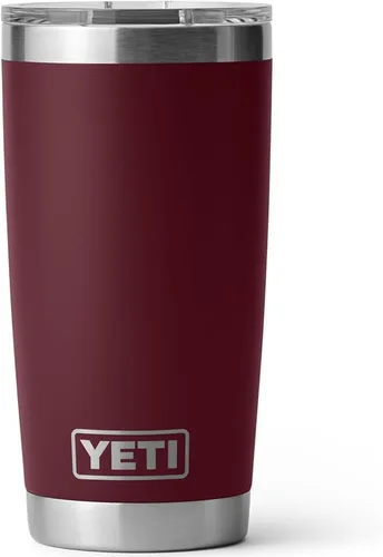 Miniatura 57 de YETI Rambler - Vaso de acero inoxidable con aislamiento al vacío de 20 onzas con tapa MagSlider Todo acero inoxidable