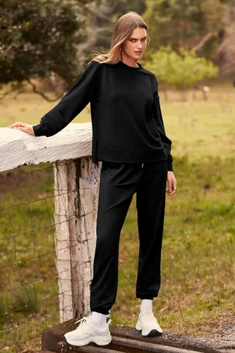 Miniatura 57 de Prettygarden - Conjunto de pijama de dos piezas para mujer, diseño de teñido anudado, sudadera informal de manga larga con pantalones largos, ropa