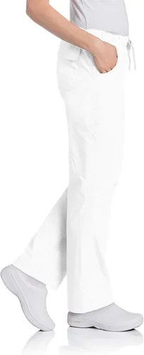 Miniatura 2 de Landau Pantalones médicos prelavados de 6 bolsillos elásticos para mujer 2024