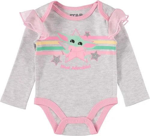 Miniatura 2 de STAR WARS Conjunto de una pieza de ropa de bebé para niñas - Ropa de bebé Yoda - Ropa de bebé niña