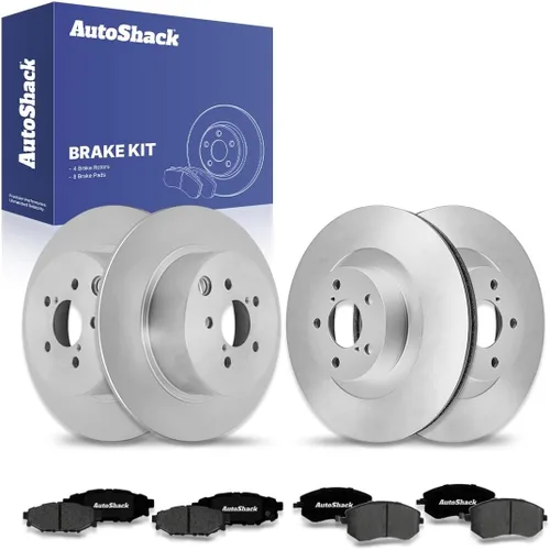 Miniatura 9 de AutoShack Rotores de freno delanteros y traseros, pastillas de freno de cerámica de repuesto para Subaru Impreza 2012-2014 2013-2015 XV Crosstrek