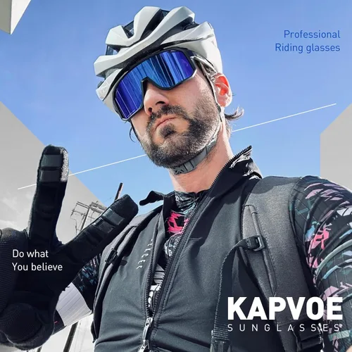 Miniatura 2 de KAPVOE Gafas de sol polarizadas para ciclismo, deportes, UV400, para correr, pesca, béisbol, para hombres y mujeres, K62