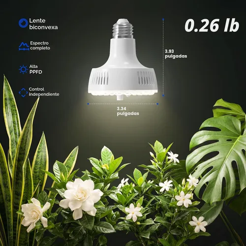 Miniatura 7 de Barrina Orbgrow OG11A - Bombillas de cultivo para plantas de interior, atenuación y sincronización integradas, 4000K 11W (equivalente a 100 W)