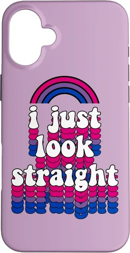 Miniatura 23 de I Just Look Straight Bisexual Rainbow Bisexual Pride Flag Case for iPhone 17