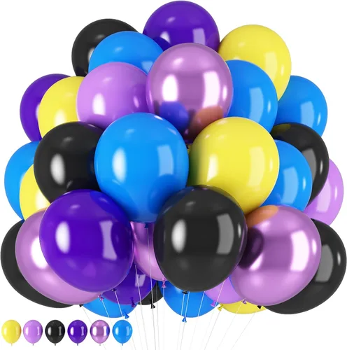 Miniatura 23 de HILAVO Globos negros, azules, blancos