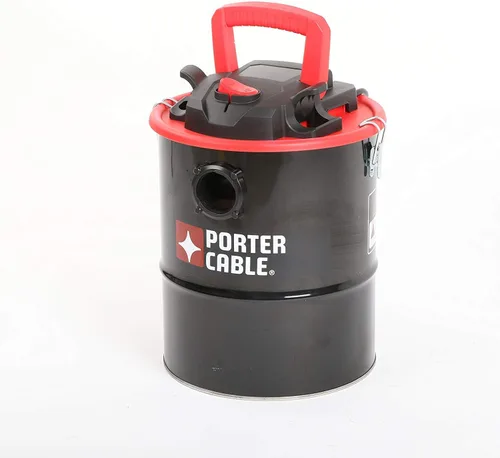 Miniatura 6 de Porter-Cable Aspiradora de Cenizas de 4 Galones 4 HP Pico, con Manguera de Metal, Prefiltro y Filtro de Cartucho, Ideal para Chimeneas, Fogatas