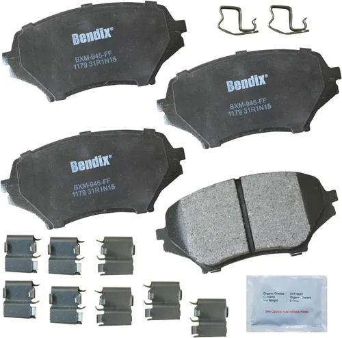 Miniatura 41 de Pastillas de freno delanteras cerámicas Bendix Priority1 CFC2302 para Hyundai Elantra 2021, Sonata 2022-2020, Kia K5 2023-2021