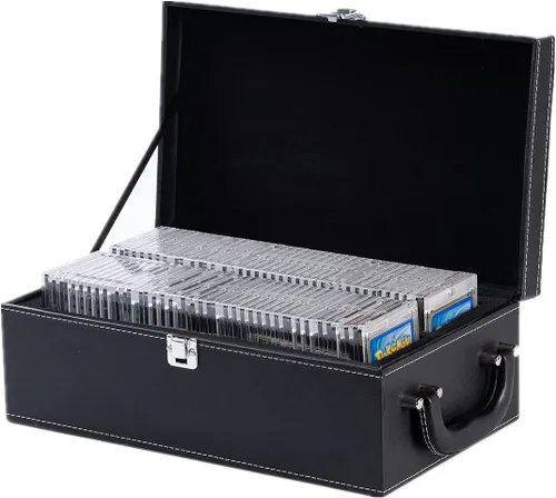 Estuche grande para tarjetas, organizador compatible con tarjetas C.A.H/PM/Phase 10/Uno/M.T.G./Yugioh/Dominion/Pokemon/Munchkins (compatible con