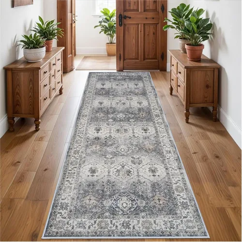 Miniatura 57 de Alfombra de pasillo lavable de 2 x 3 pies - Alfombra antideslizante resistente a las manchas, alfombras y tapetes de cocina duraderos