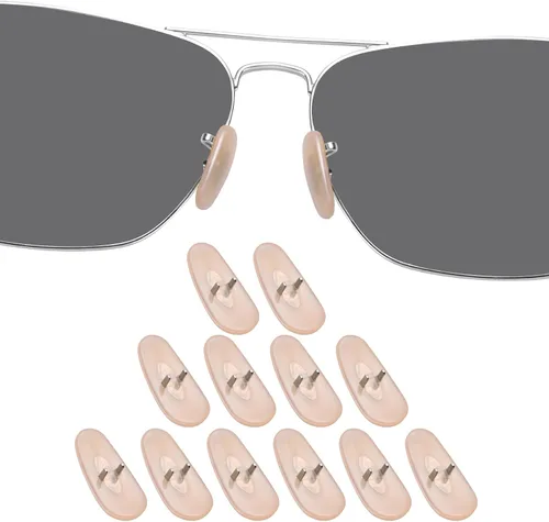 Miniatura 28 de DROGO Almohadillas de nariz de repuesto de silicona suave para gafas de sol RayBan RB3025/RB3026, antideslizantes, agradables a la piel