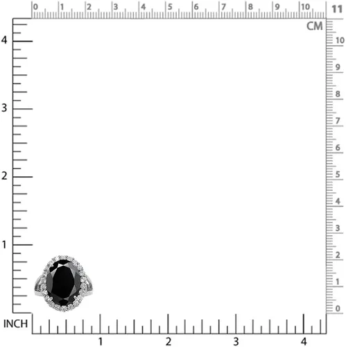 Miniatura 2 de Silvershake Huge 18X13mm Genuine Gemstones 925 Sterling Silver Right Hand Cocktail Ring Jewelry for Women