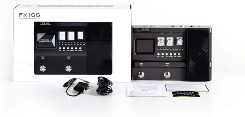 Miniatura 8 de Pedal de efectos múltiples para guitarra FLAMMA FX100 con 55 modelos de amplificador 151 efectos integrados 80' Looper 40 máquina de ritmos 10