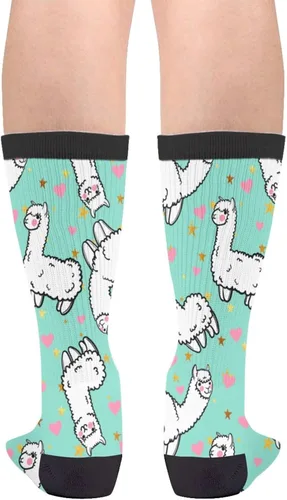 Miniatura 2 de Calcetines de vestir de pato novedosos calcetines casuales a media pantorrilla, divertidos calcetines lindos para mujeres y hombres