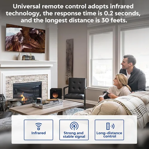 Miniatura 7 de Control remoto universal para TV compatible con Samsung/LG/Vizio/Hisense/Sony/Philips/Onn/Sharp/RCA/Element/Westinghouse/Sanyo/Emerson TV y más