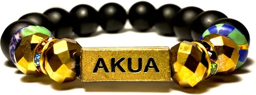 Miniatura 36 de Pulseras africanas tradicionales con nombre nacido en el día para mujeres de Ghana, materiales naturales, ajuste cómodo y holgado