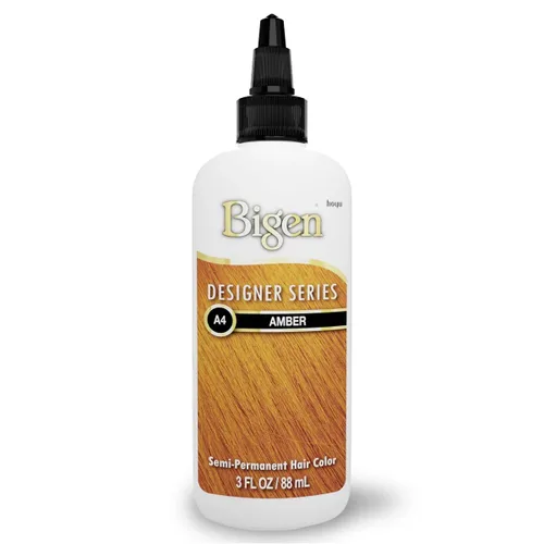 Bigen Color de cabello semipermanente #A4 Amber, 3 onzas