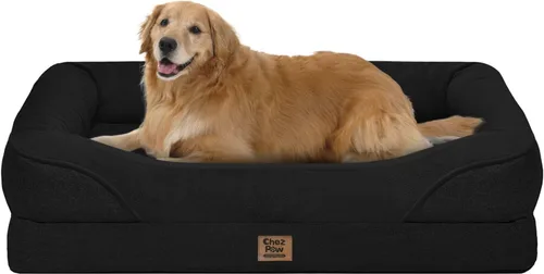 Miniatura 25 de Cama ortopédica grande lavable para perros, sofá XL para perros, cama de cuatro lados para perros, impermeable, antideslizante, para perros de gran