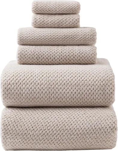 Miniatura 10 de Toallas de Baño de Gran Tamaño Extra Grandes de 40x80 Pulgadas Sábanas de Baño para Adultos Súper Suaves de Secado Rápido Altamente Absorbentes