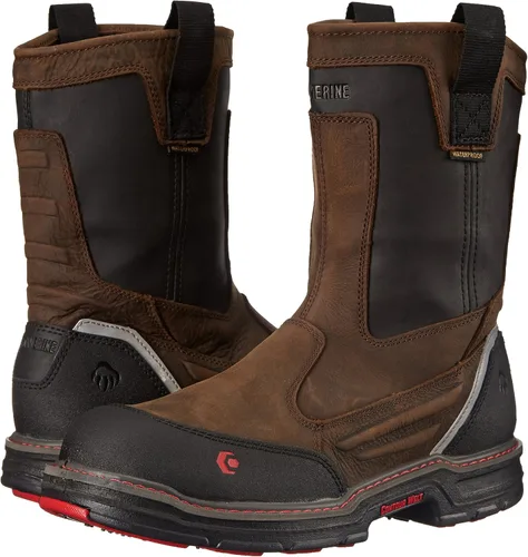 Miniatura 7 de Wolverine Overman Nano Toe - Botas de trabajo impermeables para hombre de 10 pulgadas
