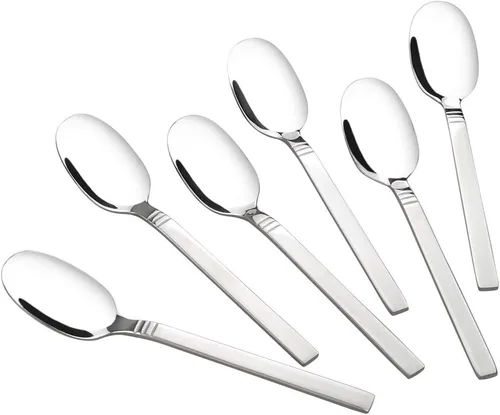 Miniatura 7 de Cucharas de café de acero inoxidable de 12 piezas, cuchara pequeña para expreso, mini cuchara Stainless Steel Small Spoons, Spoon Silverware