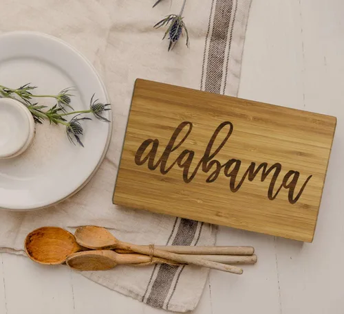 Miniatura 2 de Andaz Press US State - Tabla de cortar (tamaño pequeño), Alabama, 1
