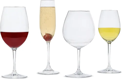 Miniatura 8 de Carlisle FoodService Products Alibi - Copa de vino para restaurantes, catering, cocinas, plástico, 8 onzas, transparente