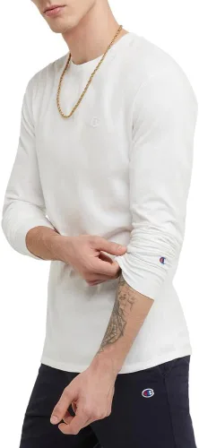 Miniatura 60 de Champion Camiseta de manga larga para hombre, camiseta clásica para hombre (regular o grande y alto)