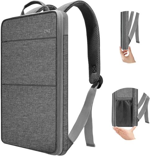 Miniatura 17 de ZINZ Mochila delgada y expandible para laptop con funda de 15, 15.6 y 16 pulgadas, bolsa resistente a derrames para notebooks, estuche