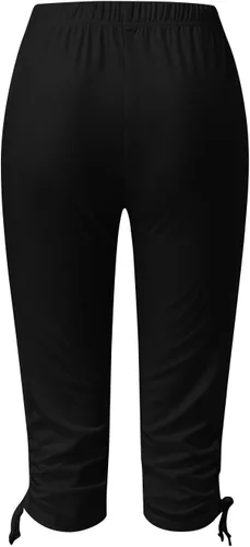 Miniatura 4 de HGps8w Cropped Yoga Pants for Women Tummy Control High Waisted Compression Capris Drawstring Leggings Workout Running Tights