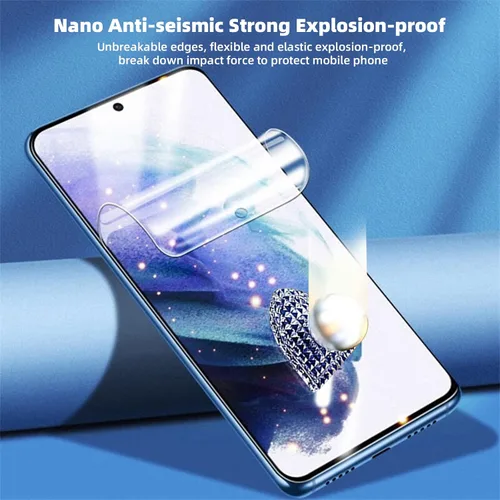 Miniatura 5 de Paquete de 3 protectores de pantalla compatibles con Samsung Galaxy S21 FE 5G de 6.4 pulgadas, película de hidrogel de TPU suave transparente HD