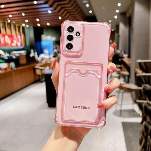 Miniatura 51 de Tuokiou Funda para Samsung Galaxy A14 5G, Fundas Protectoras Transparentes con Ranura para Tarjetas, Funda Cartera de TPU Suave Ajustada Resistente