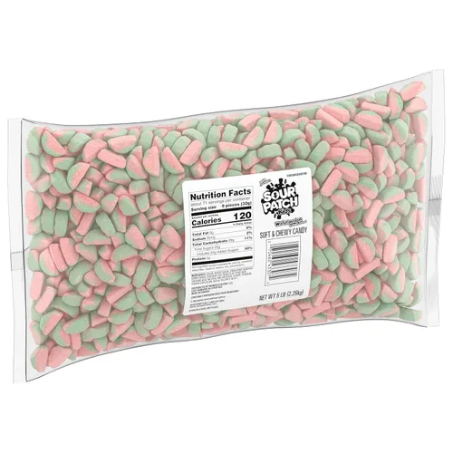 Miniatura 10 de SOUR PATCH KIDS Caramelos suaves y masticables de sandía, bolsa de 80 onzas