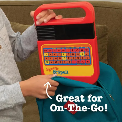 Miniatura 7 de Speak & Spell - Juego electrónico de aprendizaje educativo, juegos de ortografía, arcade de mano retro de los años 80, juguetes para autismo
