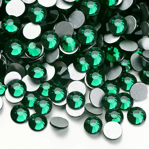 Towenm 200 diamantes de imitación de cristal con parte trasera plana, cristales SS30 con parte trasera plana para ropa de manualidades, arte facial,