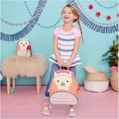 Miniatura 5 de Skip Hop - Mochila para preescolar, colección Zoo, para niños pequeños de 3 a 4 años, diseño de llama