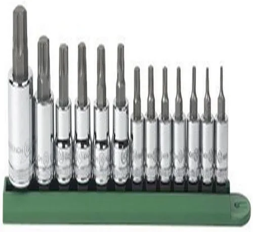 Miniatura 8 de GEARWRENCH Juego de dados Torx largos de 10 piezas de 1/4" y 3/8" - 80588