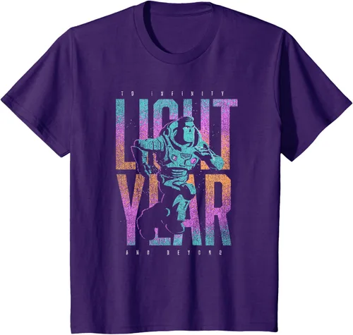 Miniatura 20 de Disney Pixar Lightyear Buzz Lightyear To Infinity And Beyond Camiseta, Negro